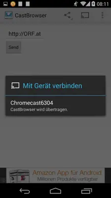 CastBrowser android App screenshot 0